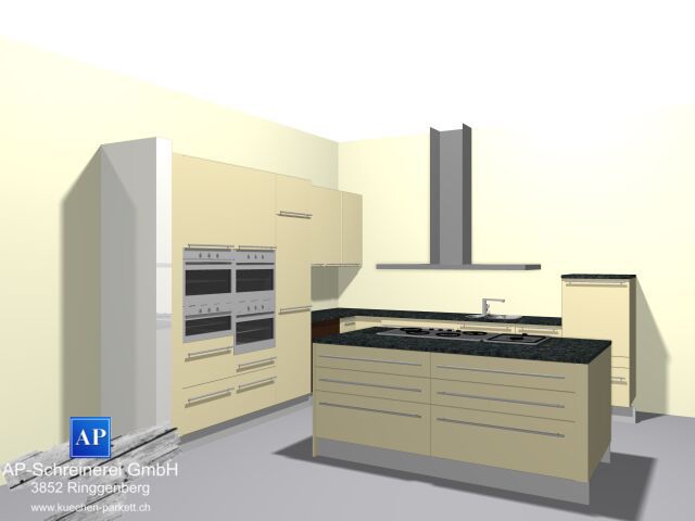 Küchenplanung, Offerte, 3D Küchenvisualierung